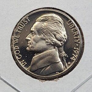 Lot of 5 S Mint Jefferson Proof Nickels.. FS Uncirculated.. In Protective Holder